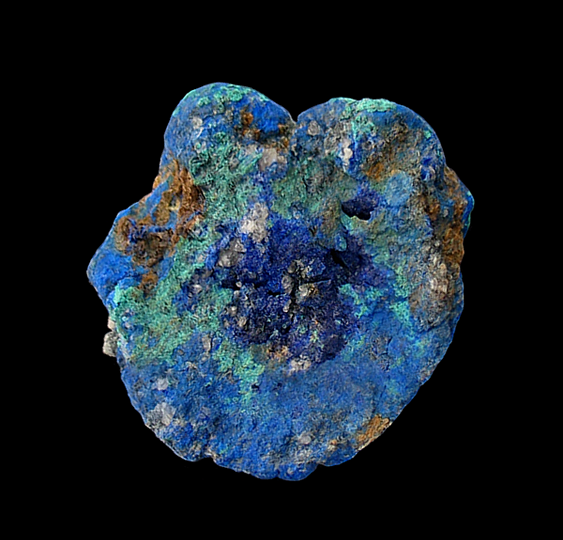 Azurite, Majuba Hill Mine, Antelope Mining District, Pershing County, NV